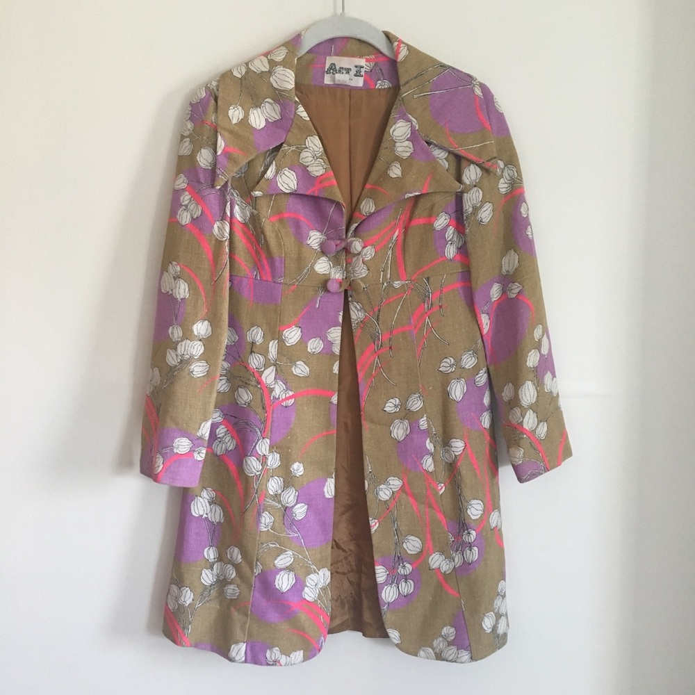 VINTAGE 60’s/70’s perfect springtime coat sz S/M